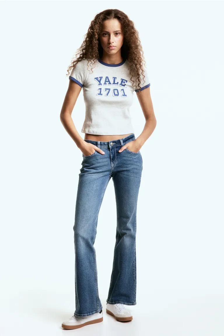 

Футболка с принтом H&M, серый