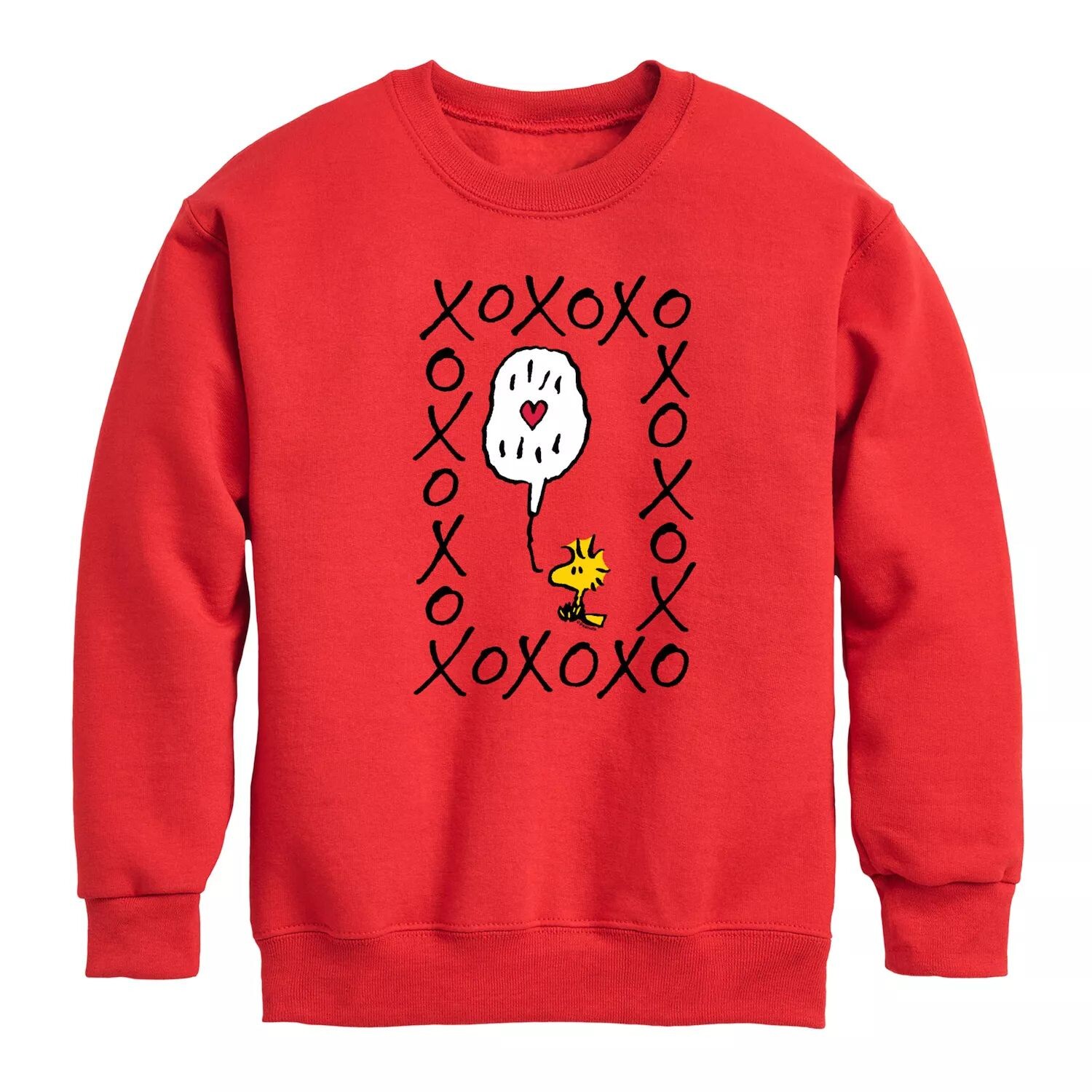 

Флисовая толстовка Peanuts Woodstock XO для мальчиков 8–20 лет Licensed Character, красный