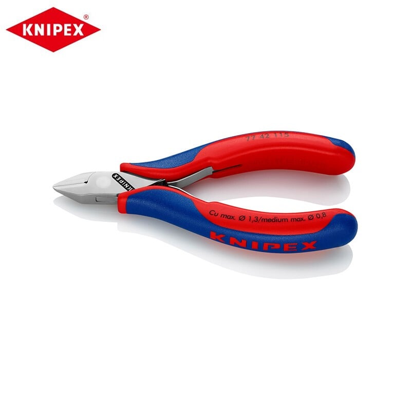 KNIPEX 115 мм прецизионные электронные диагональные плоскогубцы, плоскогубцы для водяного рта, ножницы для водяного рта, электронные ножницы, пластиковые плоскогубцы, диагональные плоскогубцы 77 42 115 по индивидуальному заказу (срок доставки 4-8 недель)