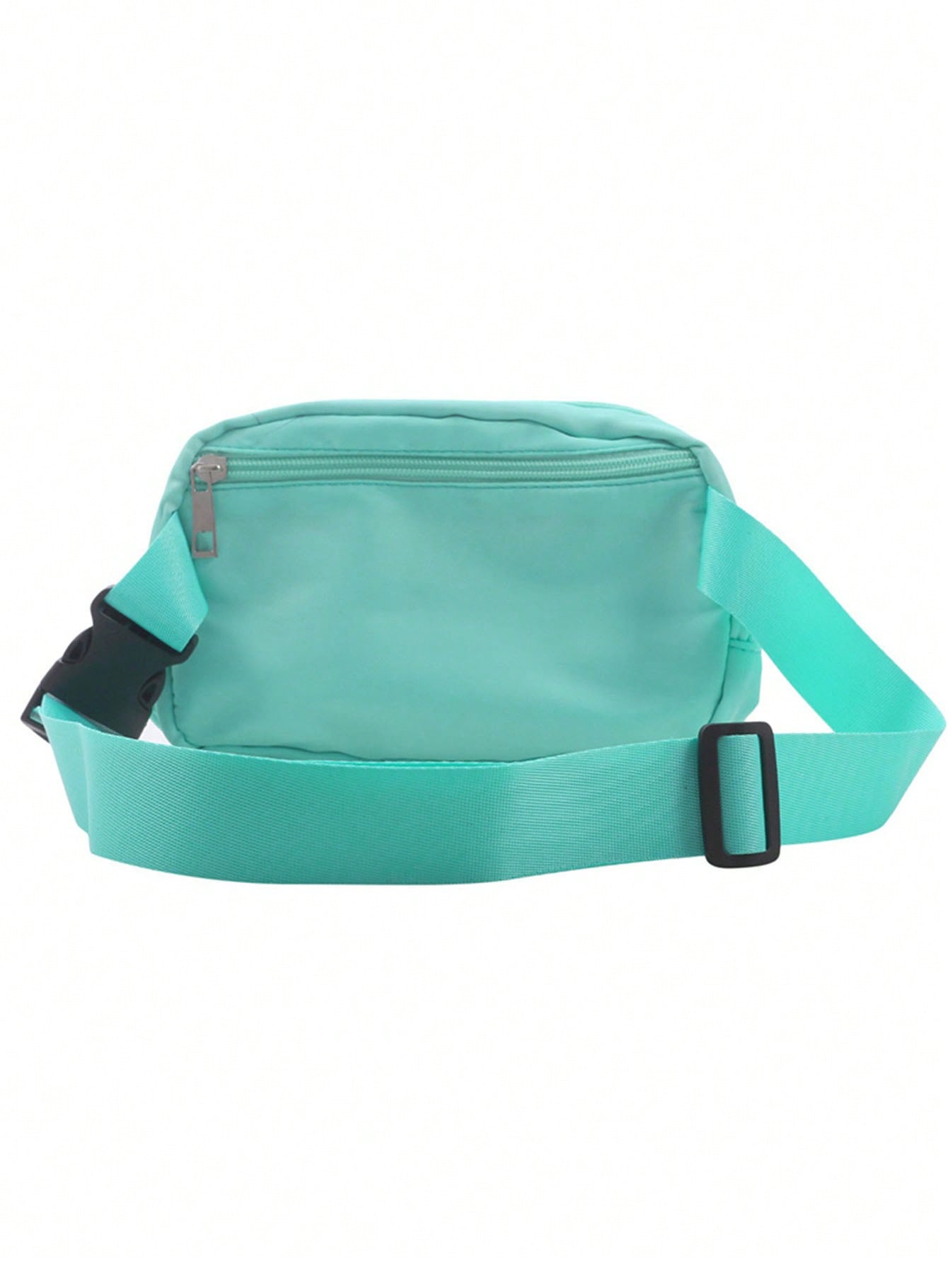 Прочная однотонная нагрудная сумка, голубые сумка поясная спортивная текстиль зеленый