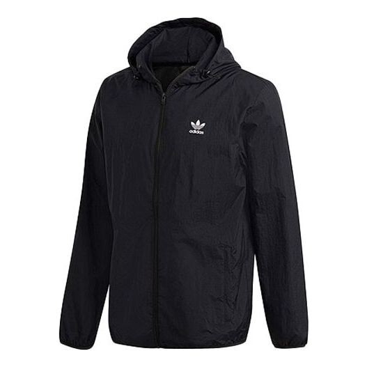 

Куртка adidas originals Sports windbreaker Hooded Jacket Black, черный