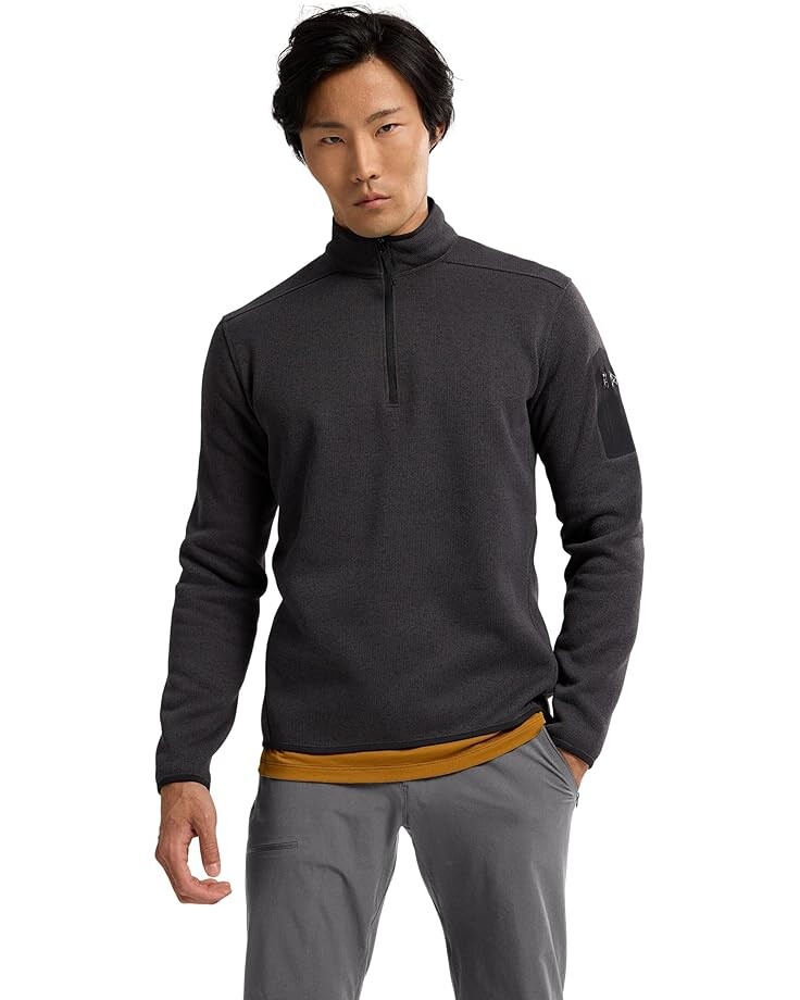 

Толстовка Arc'teryx Covert 1/2 Zip, цвет Black Heather II