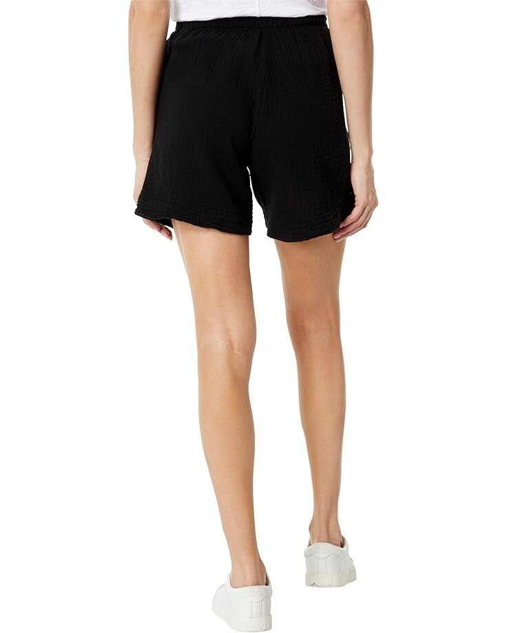 Шорты Dylan by True Grit Taylor Cotton Gauze Shorts with Pockets, черный