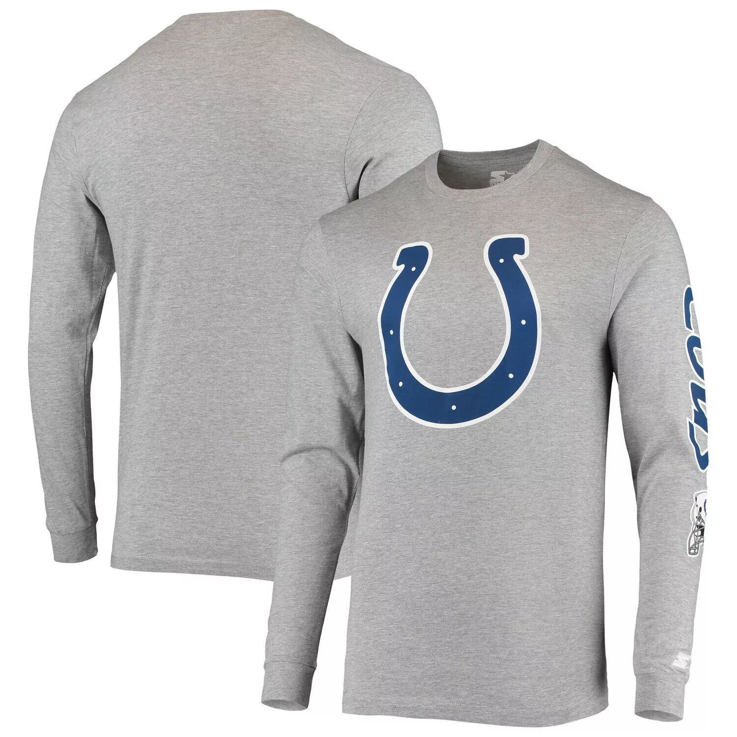 

Мужская серая футболка с длинными рукавами Indianapolis Colts Halftime Starter, Серый
