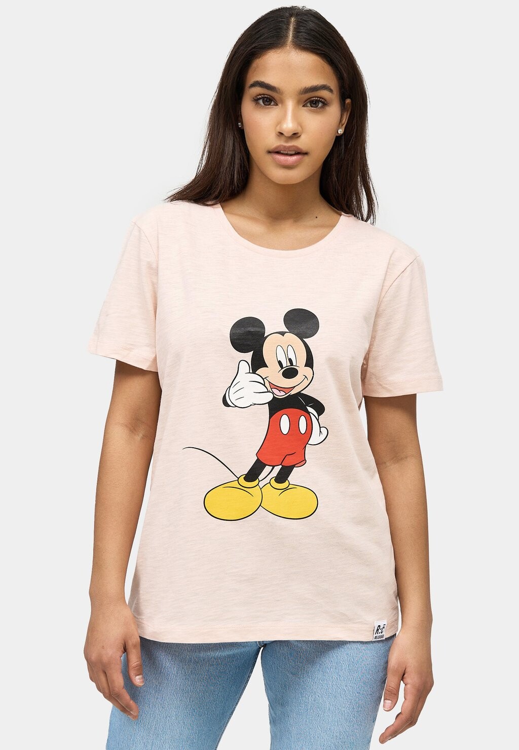 

Футболка с принтом MICKEY MOUSE PHONE Re:Covered, розовый