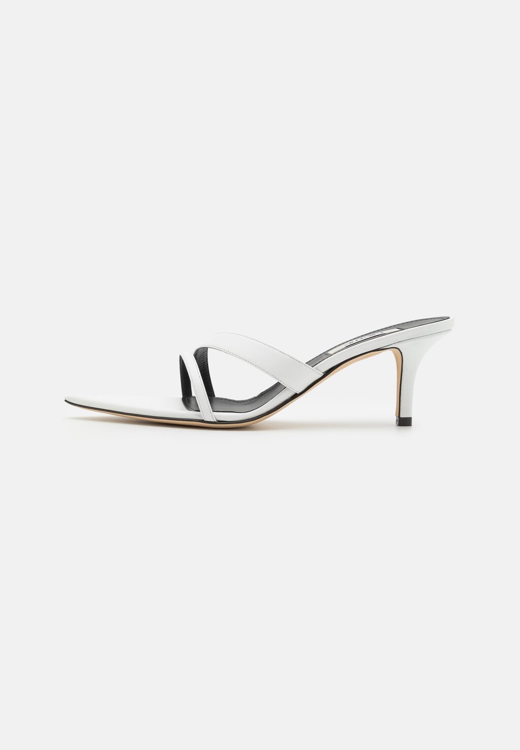 

Высокие туфли-мюли ASYMMETRIC STRAP Elleme, цвет white