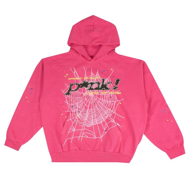 

Толстовка Sp5der Worldwide 'Pink', розовый