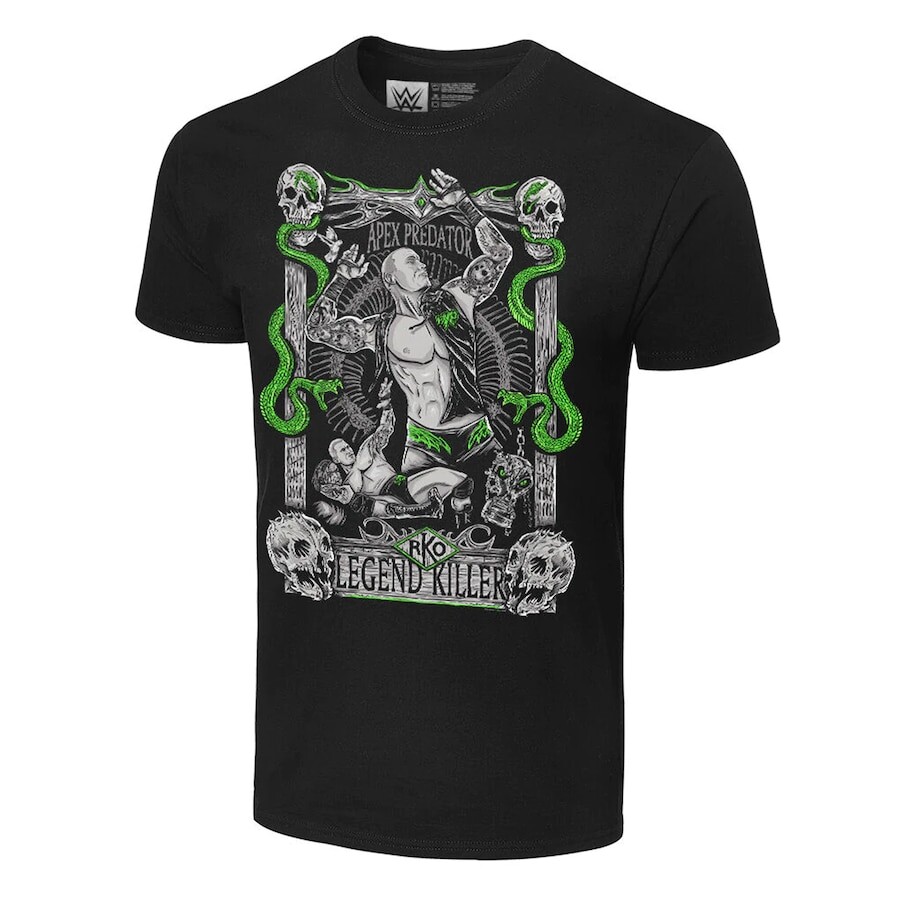

Футболка с коротким рукавом WWE Authentic Randy Orton, черный