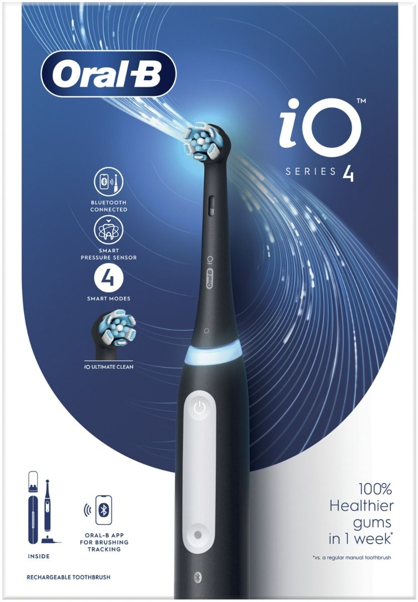 

Oral-B iO4 Matt Blackэлектрическая зубная щетка, 1 шт.