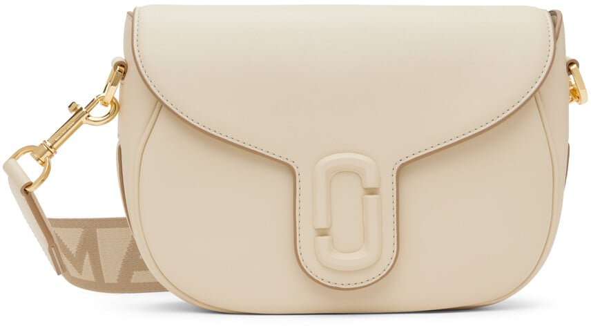 

Кремового цвета Сумка J Marc Large Saddle Marc Jacobs