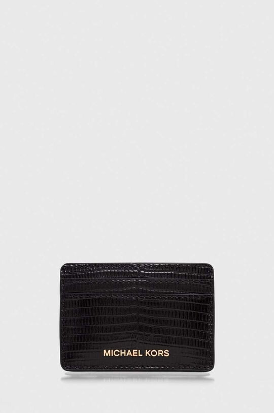 

Кожаный футляр для карт MICHAEL Michael Kors, черный