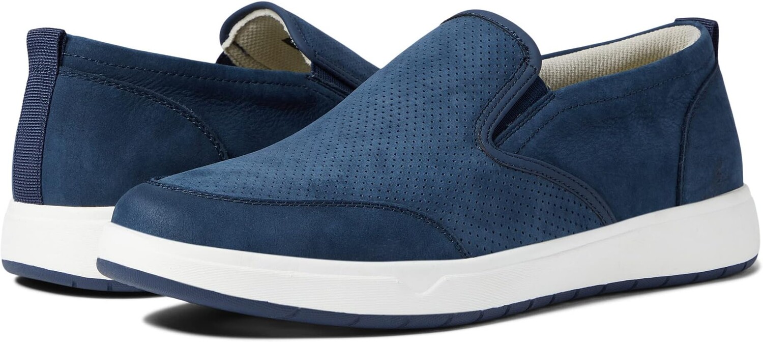 

Кроссовки Heist Moc Toe Slip-On Sneaker Florsheim, цвет Navy Nubuck