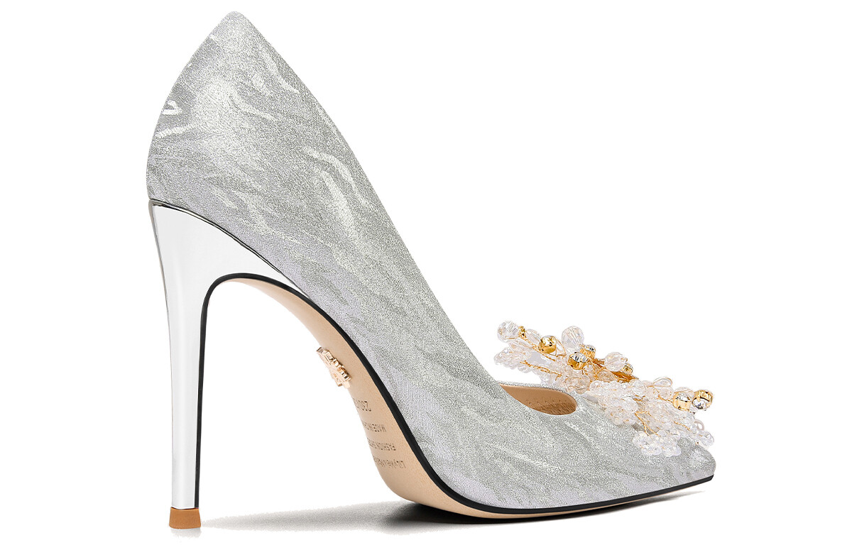 

Туфли женские на высоком каблуке Lily Wei, цвет Champagne [Height 10 cm]