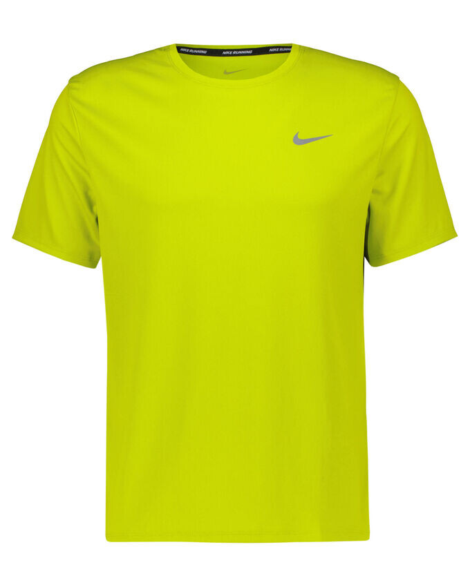 

Рубашка для бега dri-fit uv miler Nike, желтый