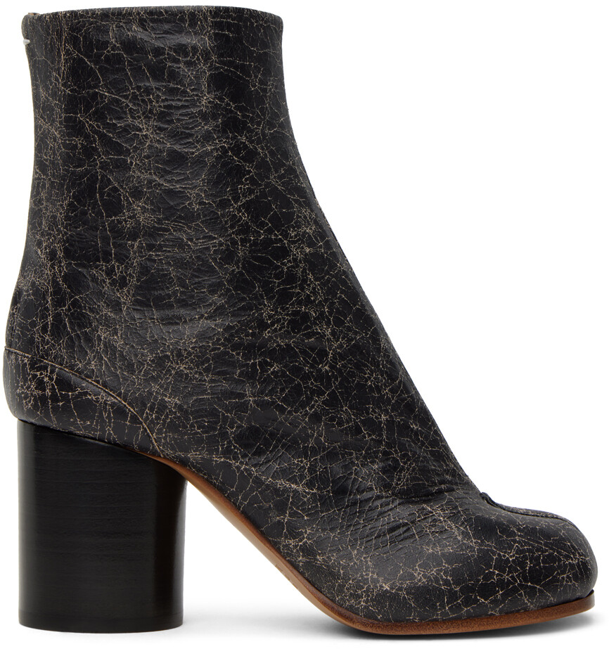

Черные ботинки Tabi Бежевые Maison Margiela