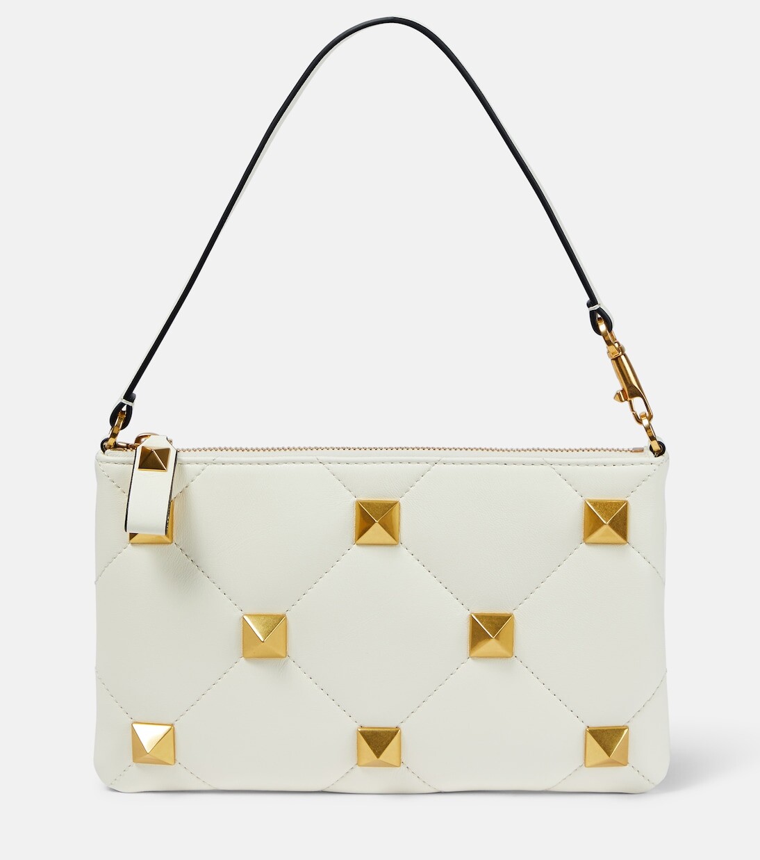 

Стеганая кожаная сумка rockstud Valentino Garavani, белый