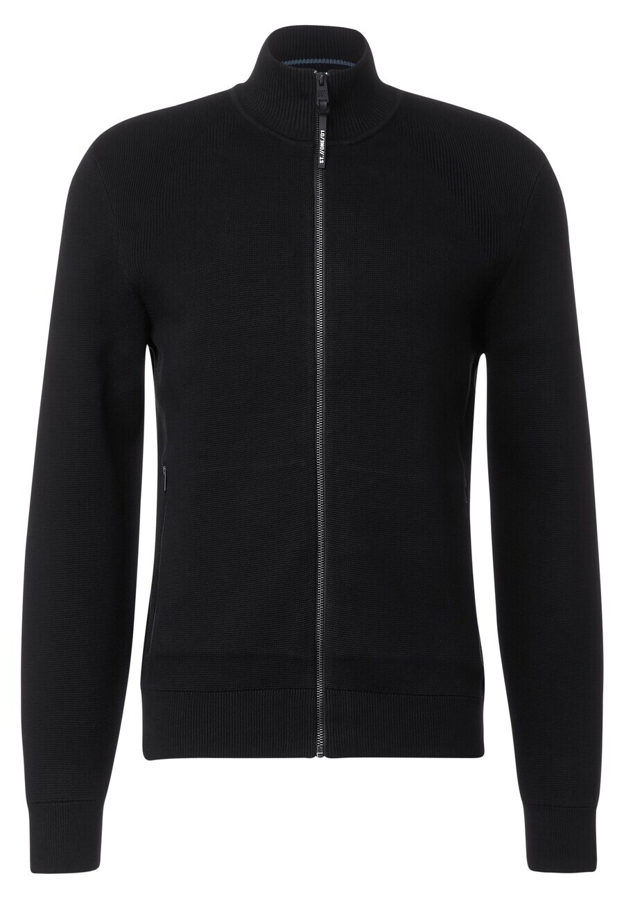 

Вязаный кардиган Street One Men, черный