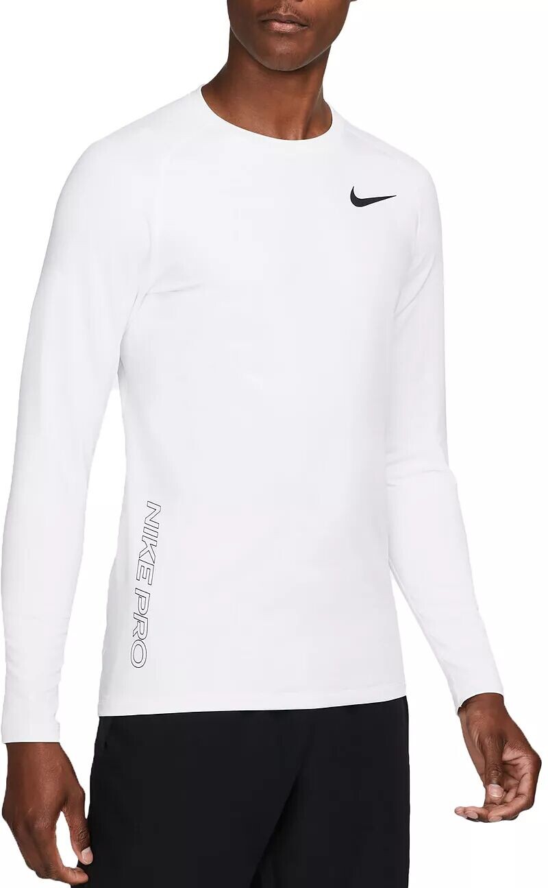 

Мужская рубашка с круглым вырезом с длинными рукавами Nike Pro Dri-FIT