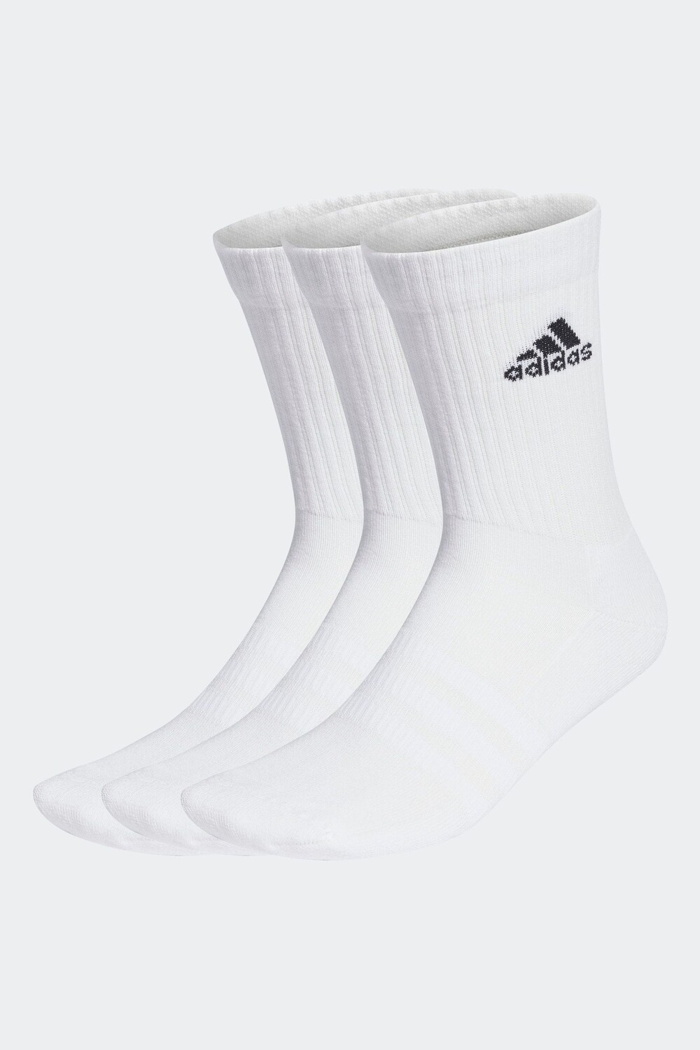 

Комплект из 3 пар носков для взрослых на мягкой подошве adidas, белый