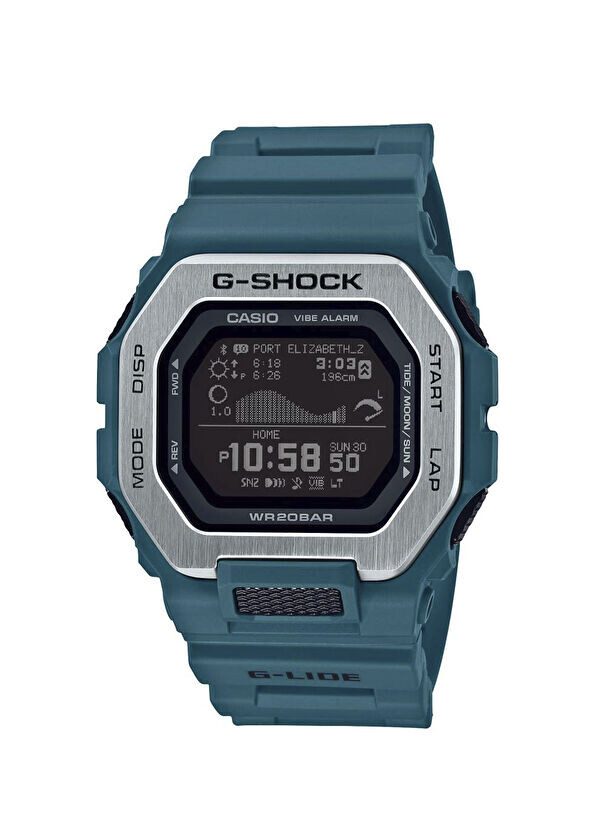 

Силиконовые мужские наручные часы G-Shock gbx-100-2dr Casio, мультиколор