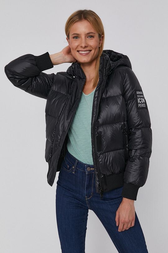 

Пуховик Armani Exchange, черный