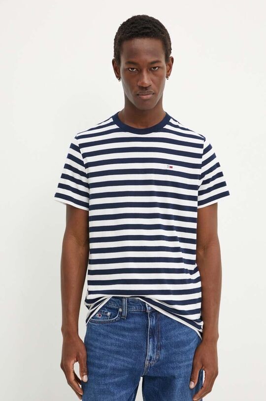 

Хлопковая футболка Tommy Jeans, темно-синий