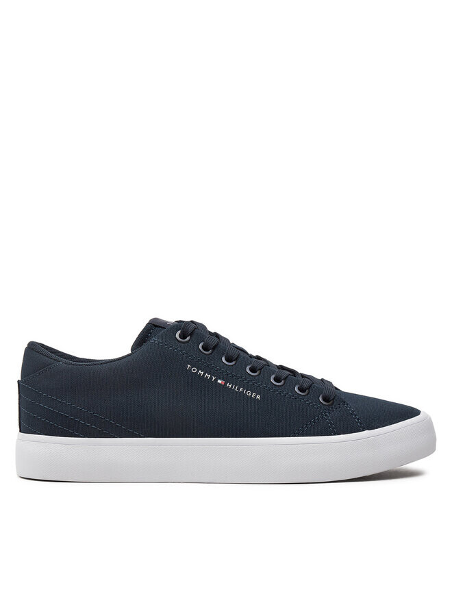 

Тканевые кроссовки Th Hi Vulc Low Canvas Tommy Hilfiger, темно-синий