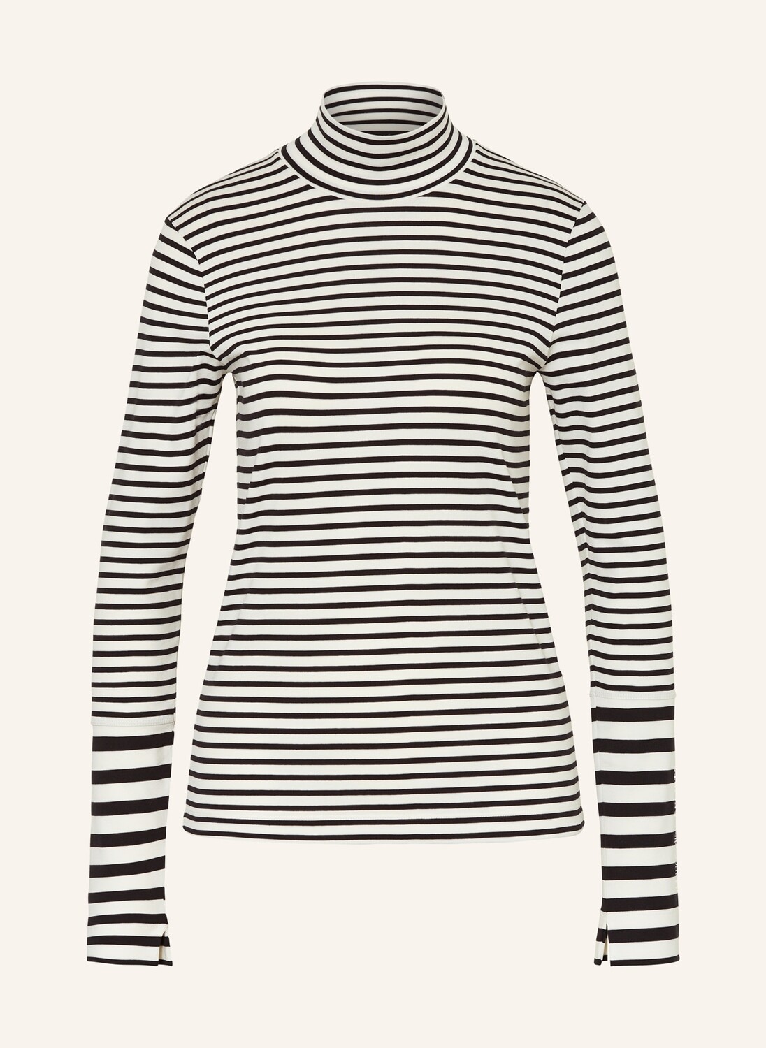 

Лонгслив MARC CAIN, цвет 190 white and black