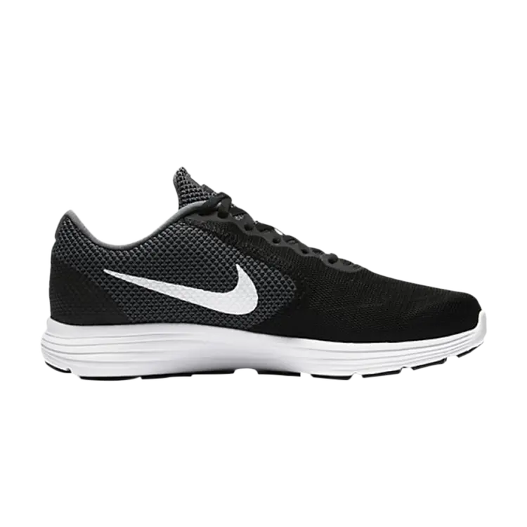 

Кроссовки Nike Revolution 3 Wide 'Black White', черный