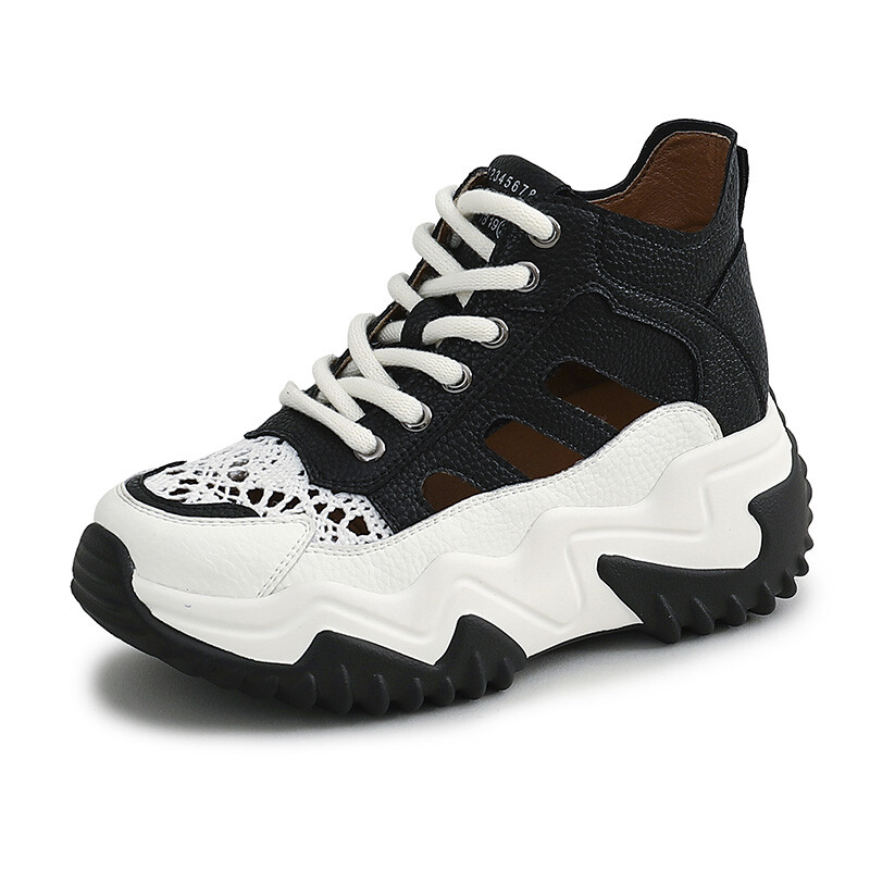 

Кроссовки женские массивные высокие Klammkicks, черный