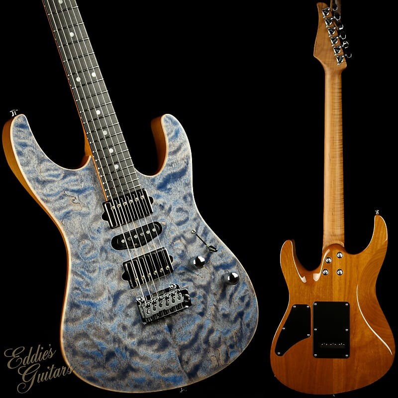 

Электрогитара Suhr Eddie's Guitars Exclusive Roasted Modern - Trans Blue Denim/Slate