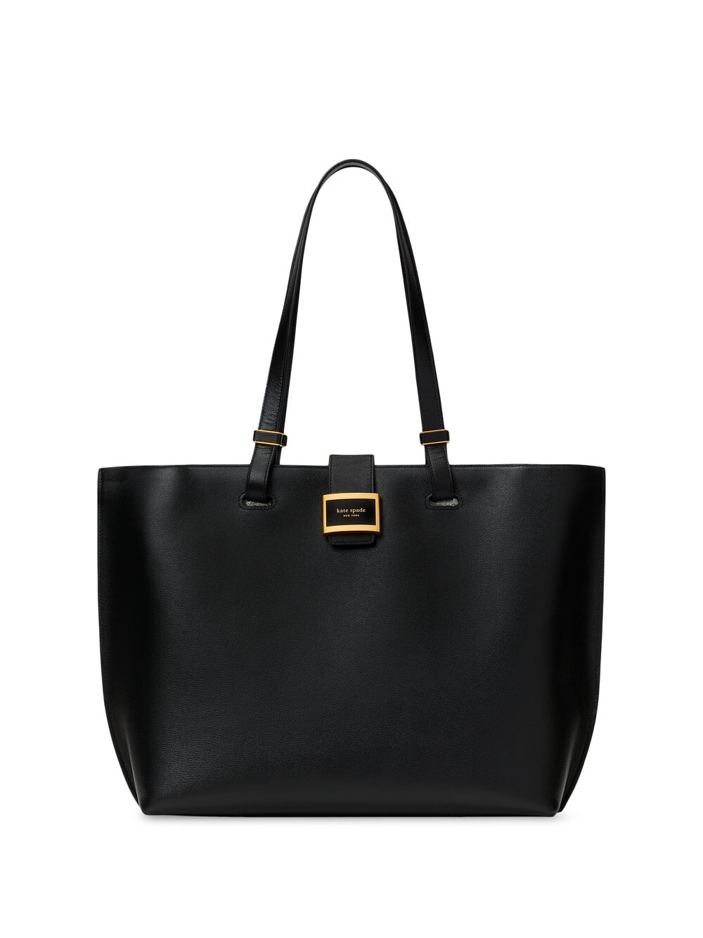 

Большая кожаная сумка-тоут kate spade new york, черный