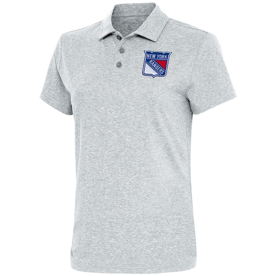 

Поло с коротким рукавом Antigua New York Rangers, серый