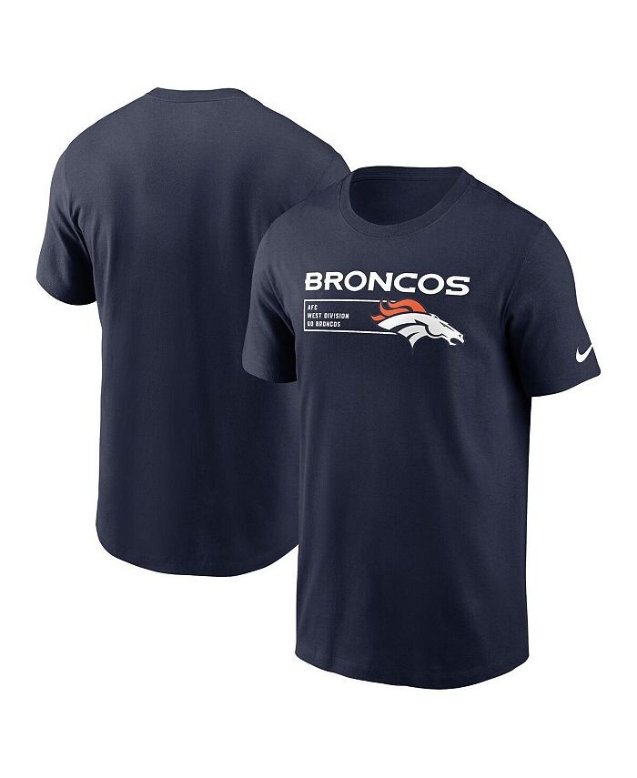 

Мужская темно-синяя футболка Denver Broncos Division Essential Nike, синий