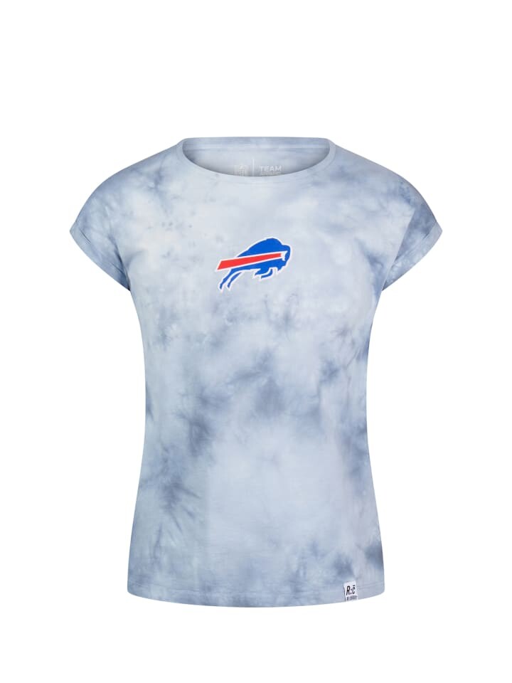 

Футболка Recovered T shirt NFL Bills, цвет blue tie-dye