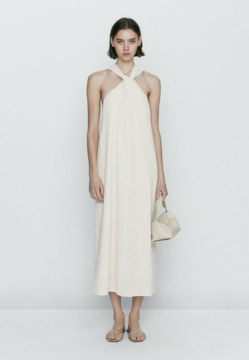 

Повседневное платье Massimo Dutti, бежевый