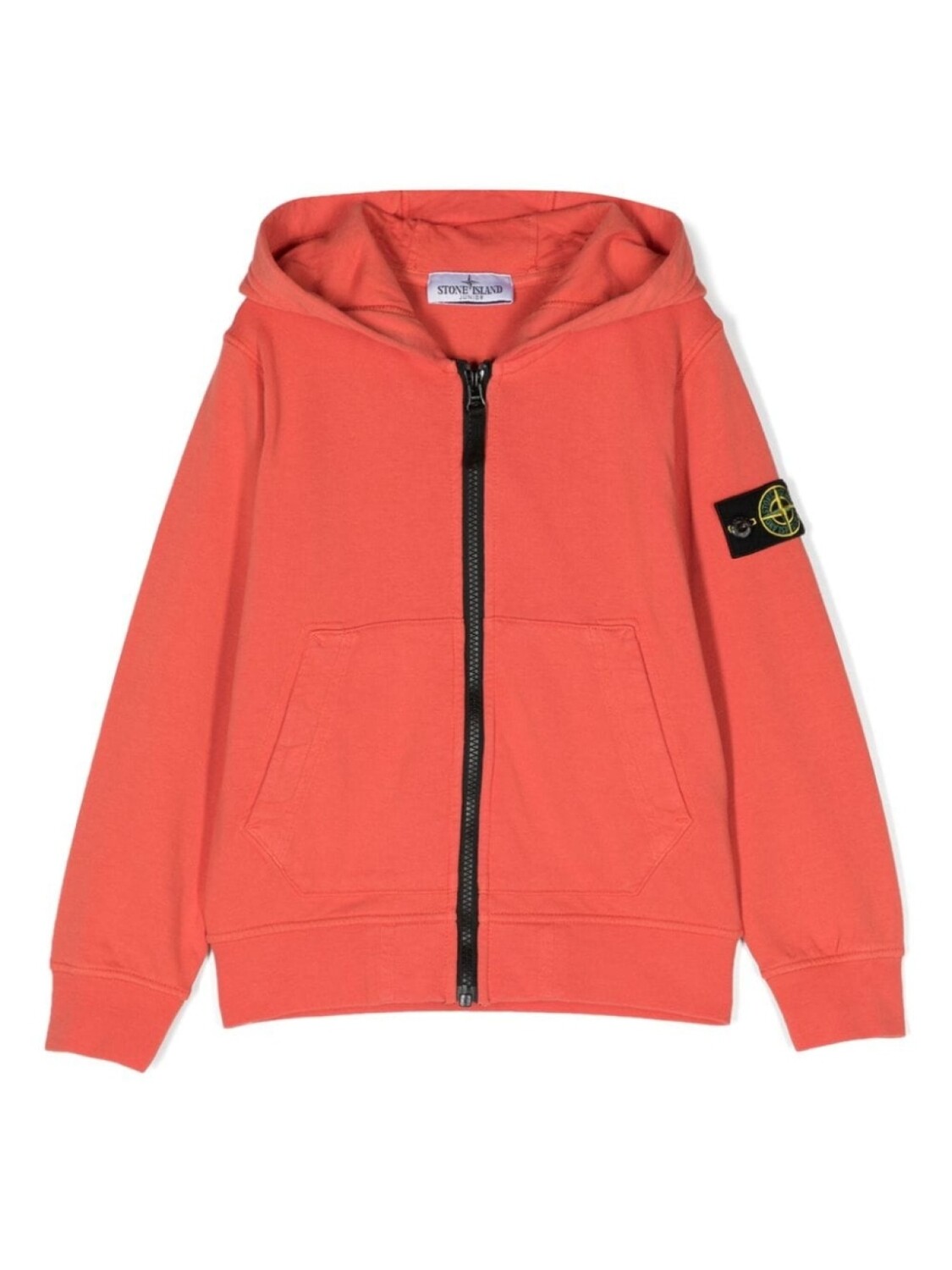 

Stone Island Junior худи с нашивкой Compass, оранжевый