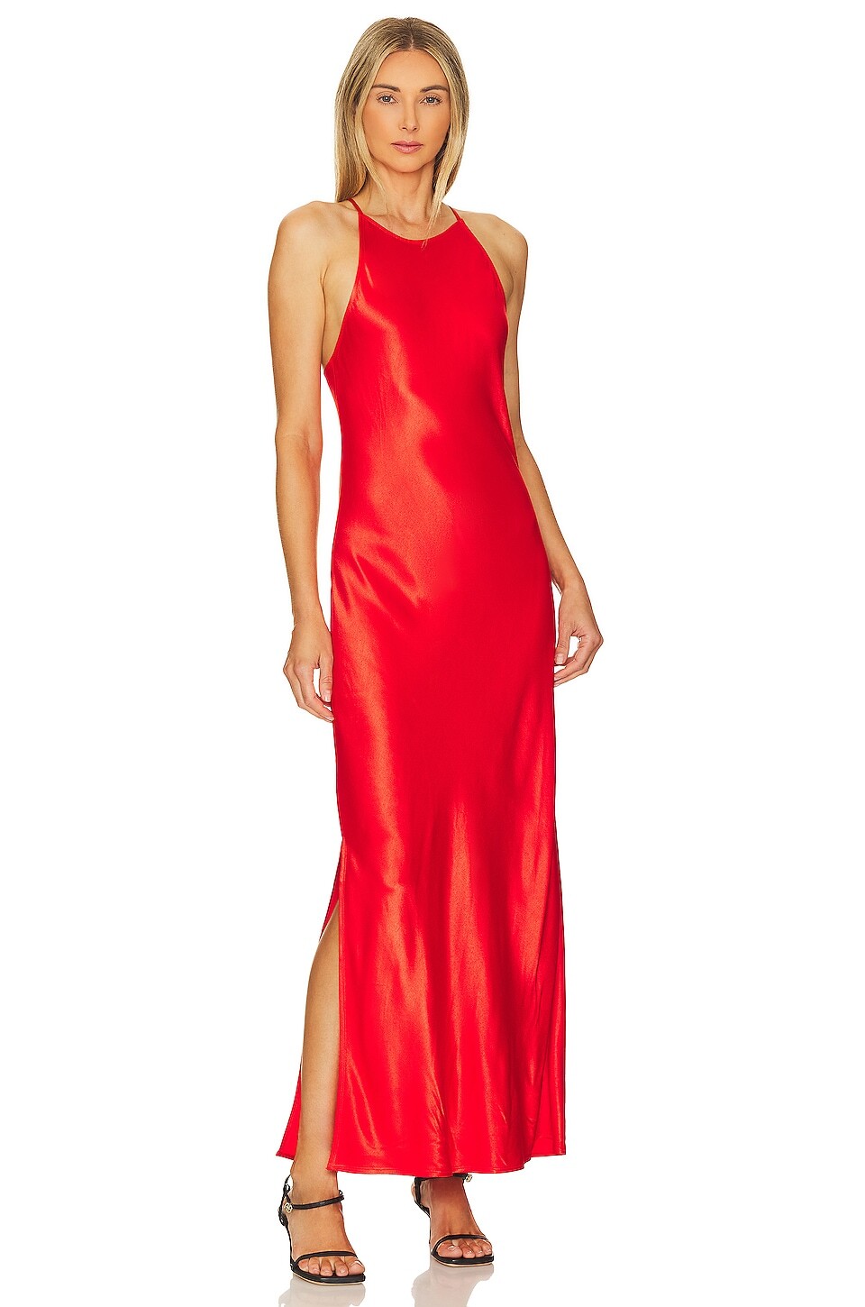 

Платье PISTOLA Kristi Halter Slip, цвет Poppy