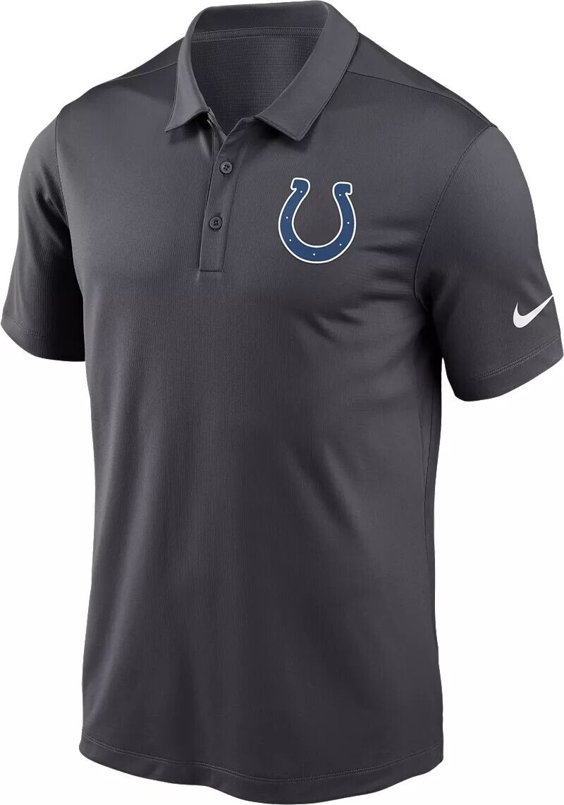

Мужская футболка-поло Nike Indianapolis Colts Franchise антрацитового цвета