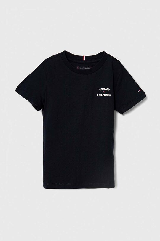 

Хлопковая футболка для детей Tommy Hilfiger, темно-синий
