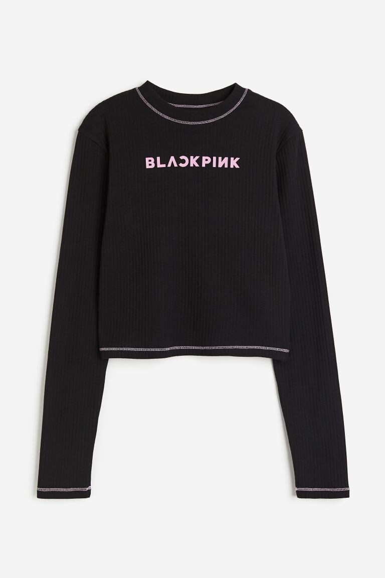 

Рубашка из джерси с принтом H&M