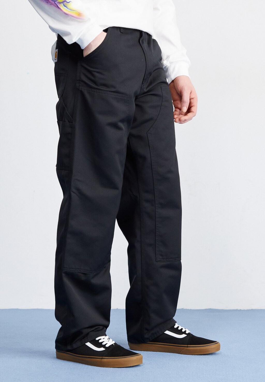 Брюки Double Knee Pant Carhartt WIP, черный