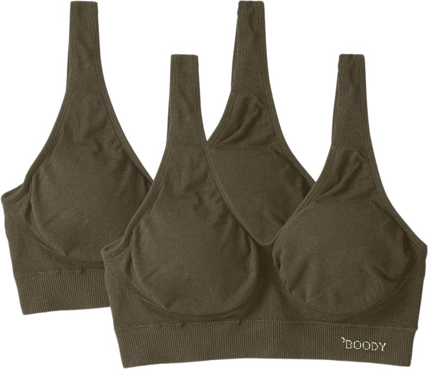 

Формирующий бюстгальтер с мягкой подкладкой — упаковка из 2 шт. Boody Eco Wear, зеленый