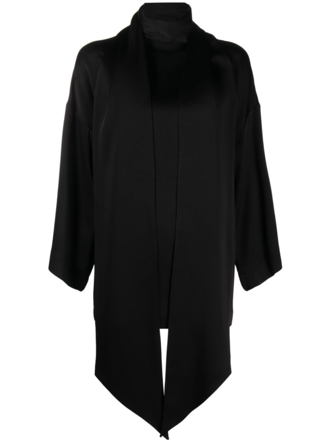 

Saint Laurent блузка со сборками, черный