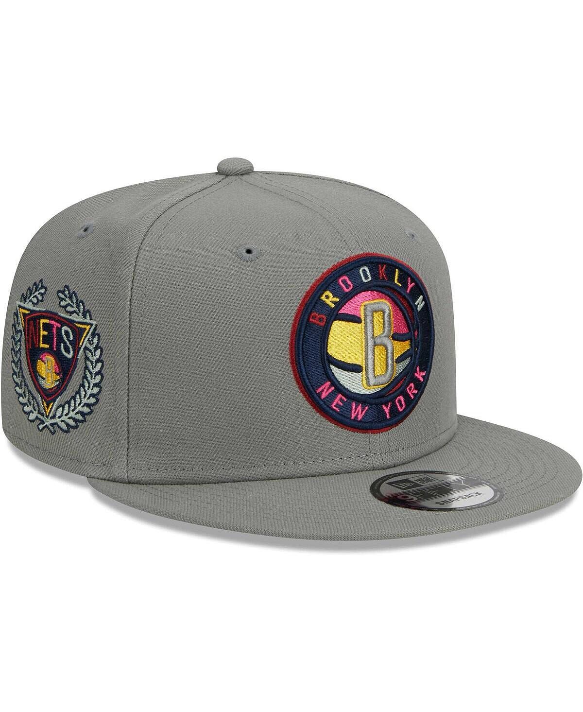 

Мужская серая бейсболка Brooklyn Nets Color Pack 9FIFTY Snapback New Era