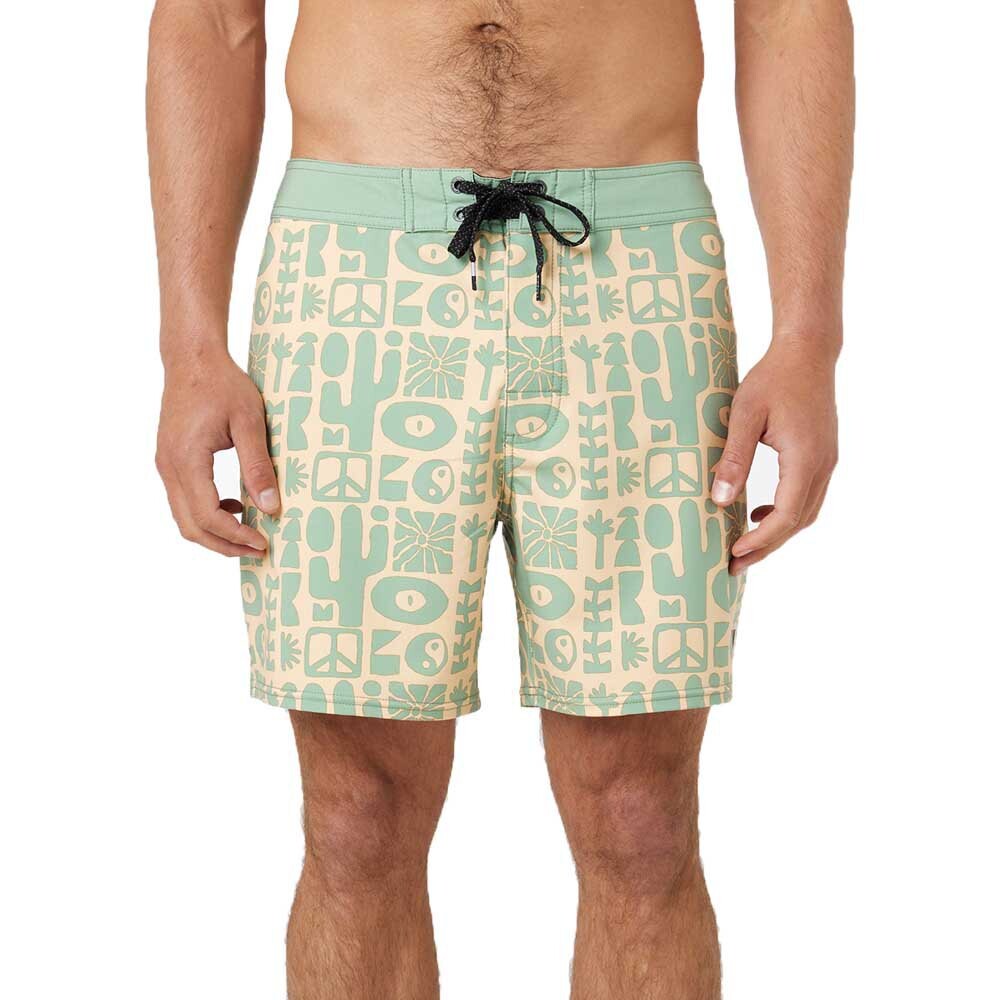 

Шорты для плавания Rip Curl Mirage Retro Sealife, зеленый