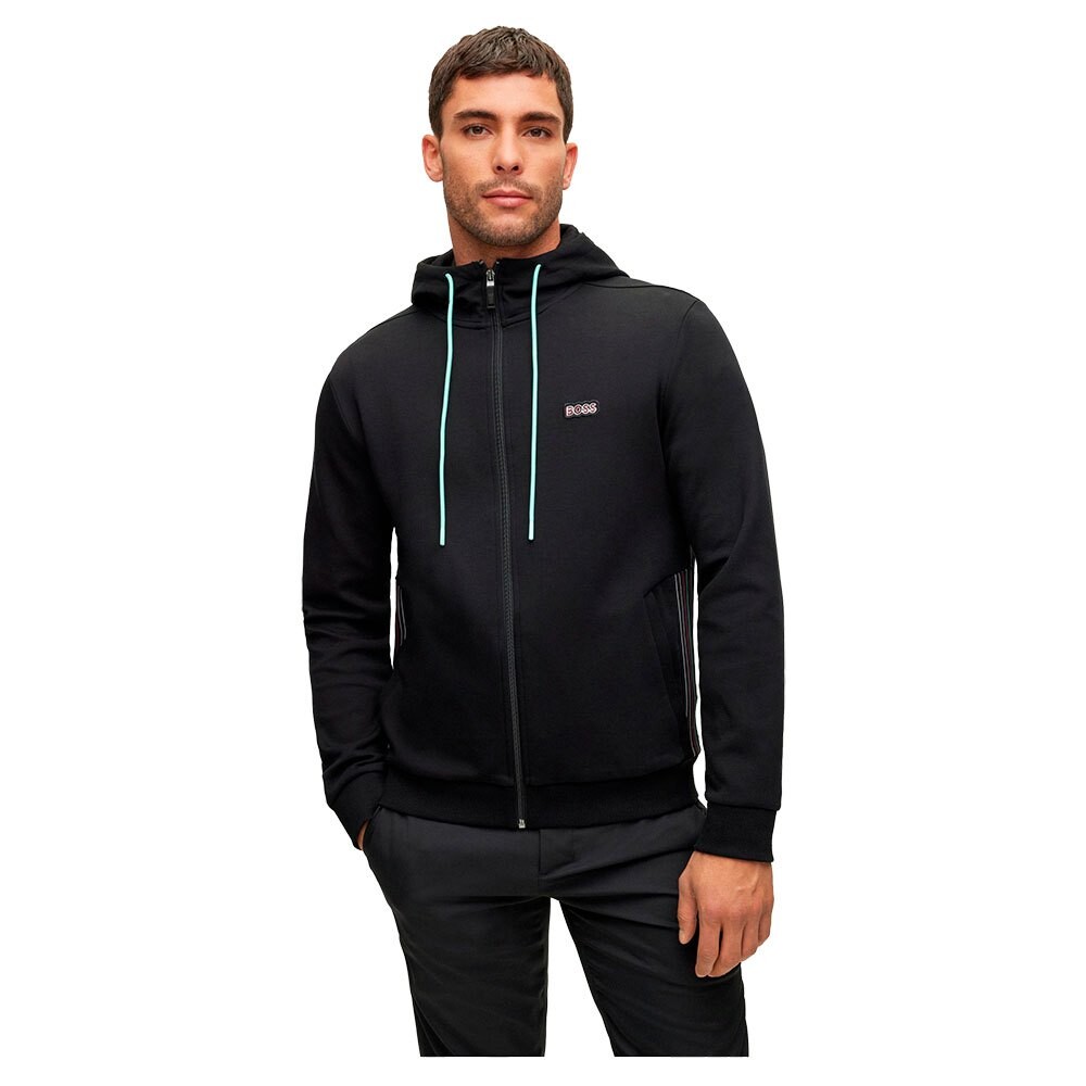 

Толстовка BOSS Saggy 2 Full Zip, черный