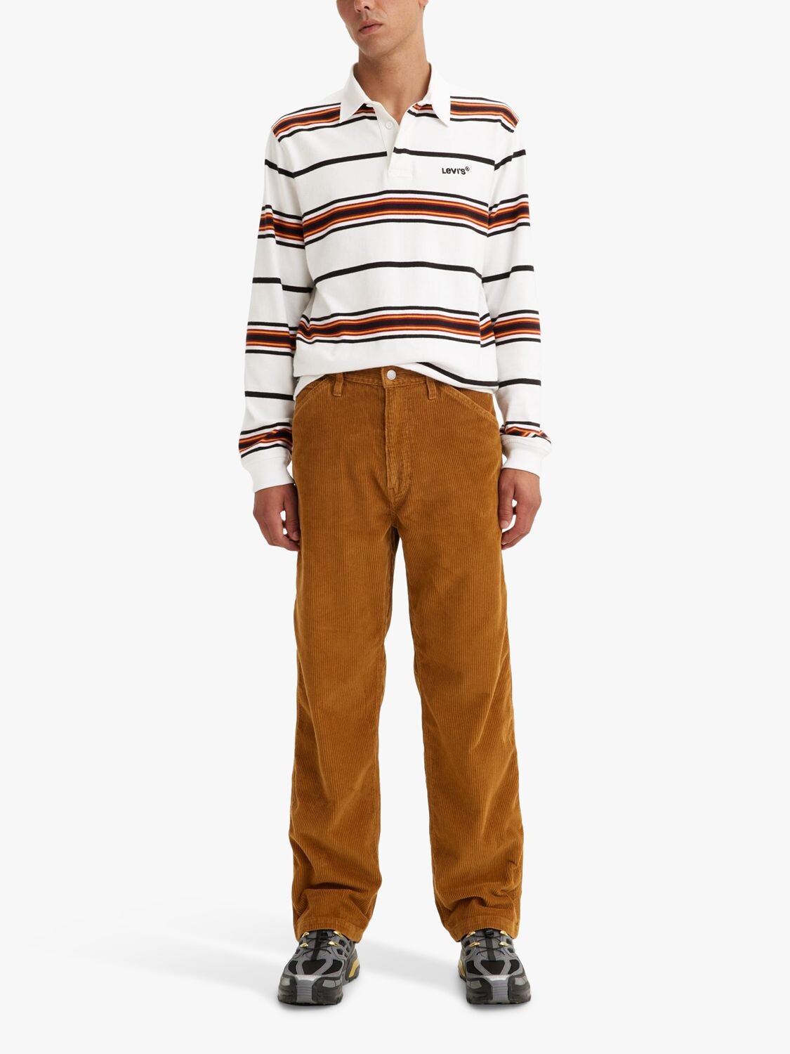 

Брюки-карго Levi's Stay Loose Carpenter, коричневые