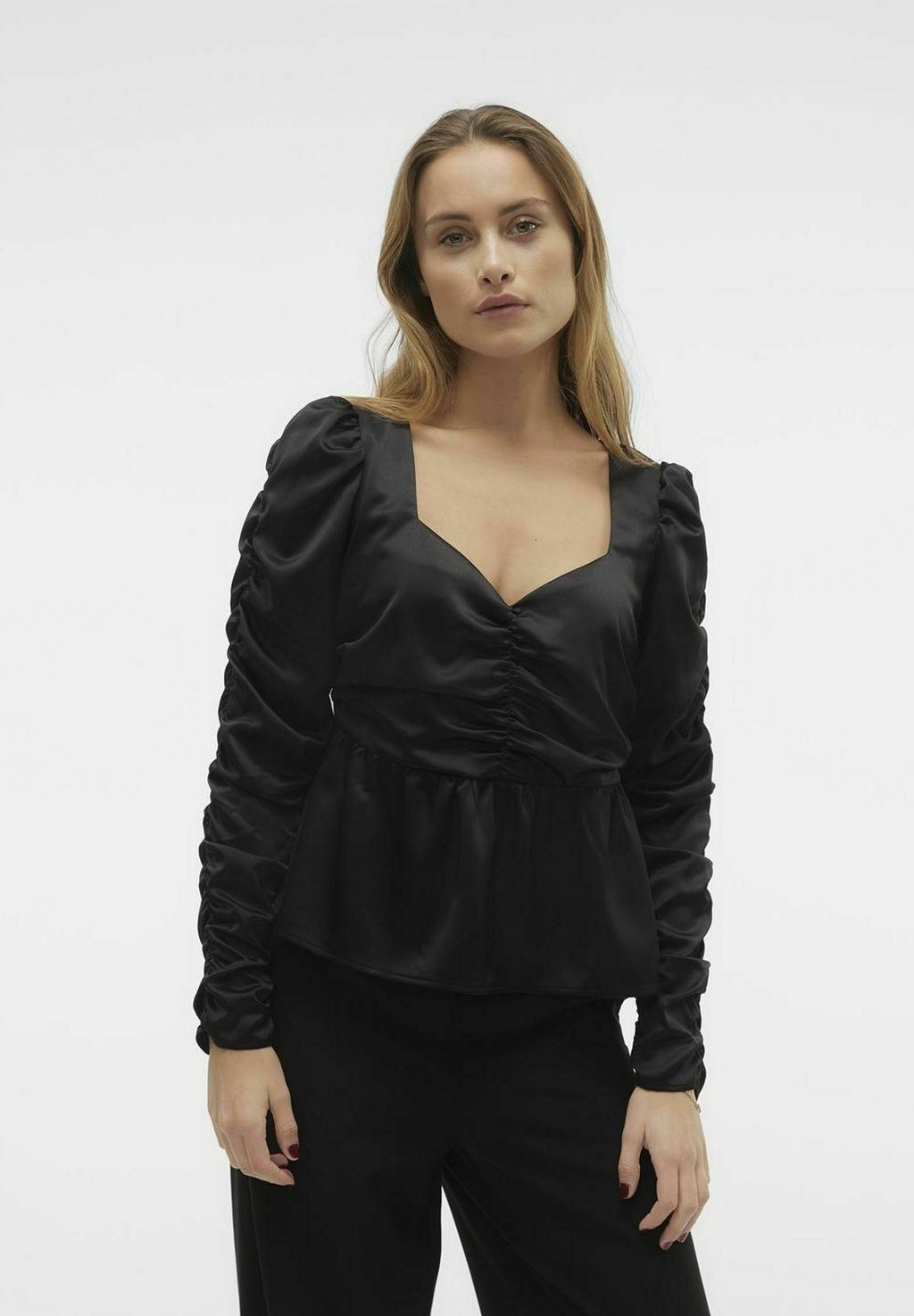 Блузка Vero Moda, цвет black блузка vero moda curve цвет black