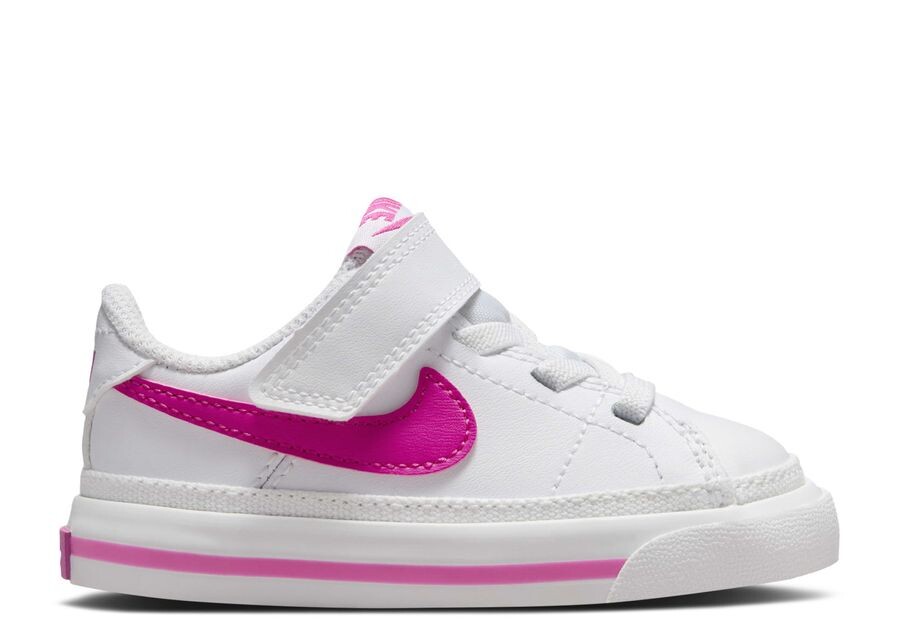 

Кроссовки Nike Court Legacy TD, цвет White Laser Fuchsia